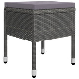 5 Piece Garden Dining Set Grey - Extra Image