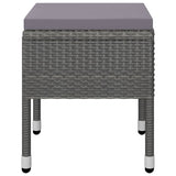 5 Piece Garden Dining Set Grey - Extra Image