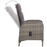 5 Piece Garden Dining Set Grey - Extra Image