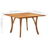 5 Piece Garden Dining Set Grey