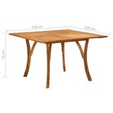 5 Piece Garden Dining Set White