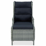7 Piece Garden Dining Set Light Grey - Extra Image
