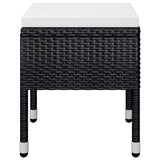9 Piece Garden Dining Set Black - Extra Image