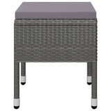 9 Piece Garden Dining Set Grey