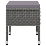 9 Piece Garden Dining Set Grey