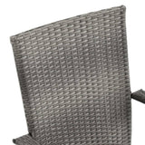 5 Piece Garden Dining Set Grey - Extra Image