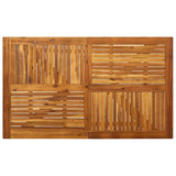 5 Piece Garden Dining Set Brown