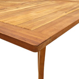 5 Piece Garden Dining Set Brown