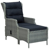 7 Piece Garden Dining Set Light Grey - Extra Image