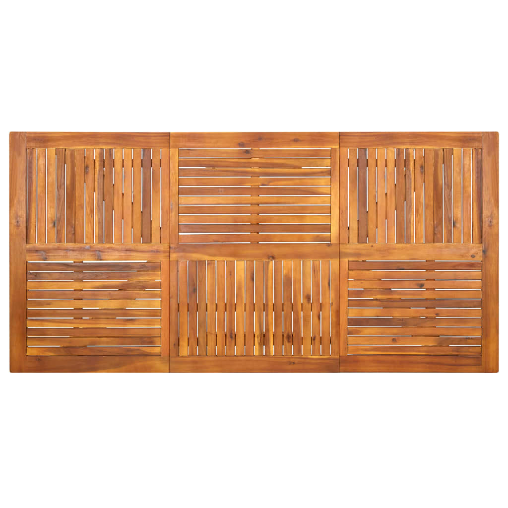 7 Piece Garden Dining Set Beige