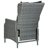 7 Piece Garden Dining Set Light Grey - Extra Image