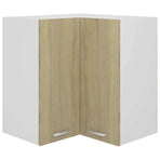 Hanging Corner Cabinet "Lyon" Sonoma Oak 57x57x60 cm