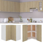 Hanging Corner Cabinet "Lyon" Sonoma Oak 57x57x60 cm