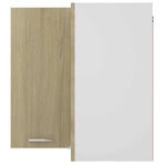 Hanging Corner Cabinet "Lyon" Sonoma Oak 57x57x60 cm