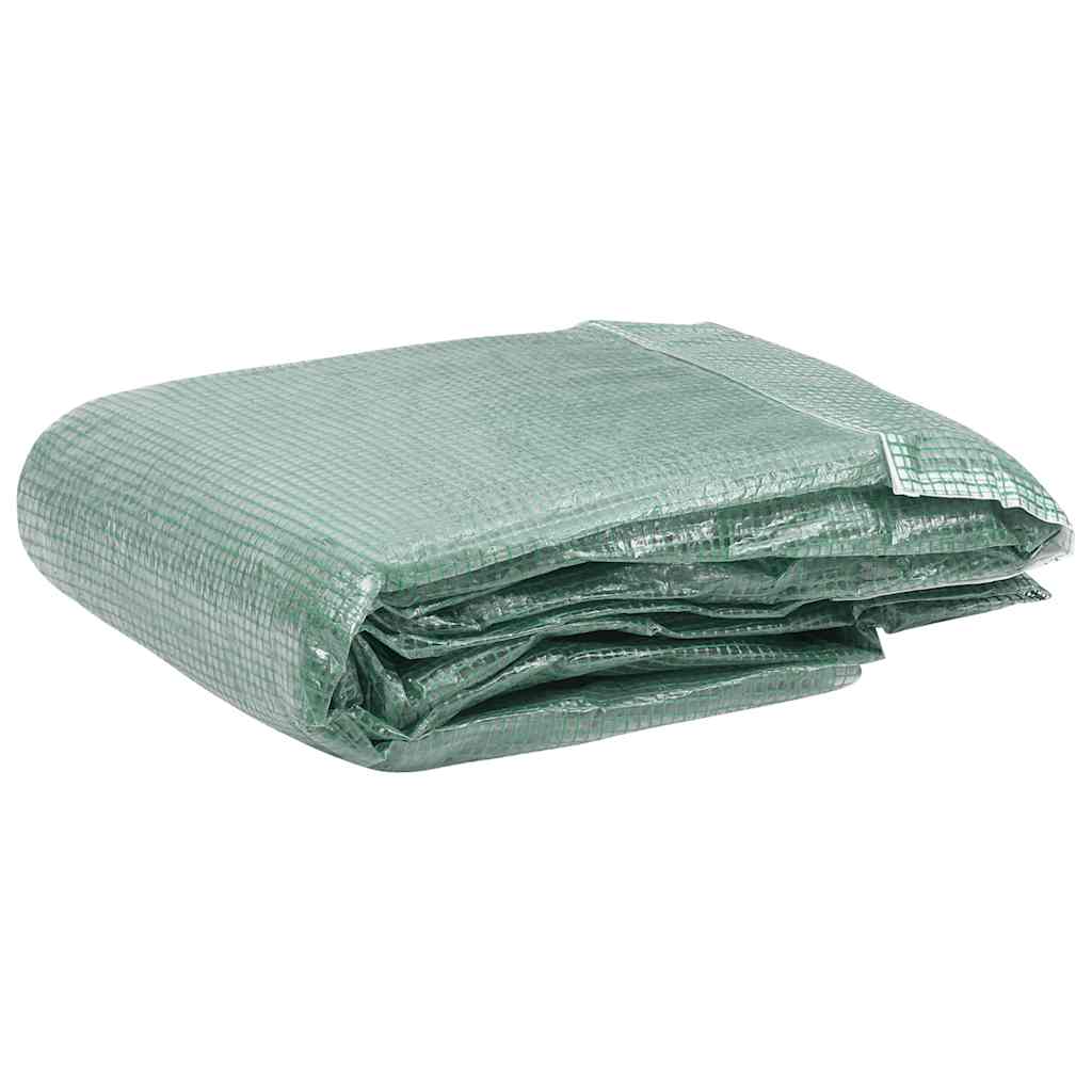 Greenhouse Replacement Cover (9 m²) 300x300x200 cm Green