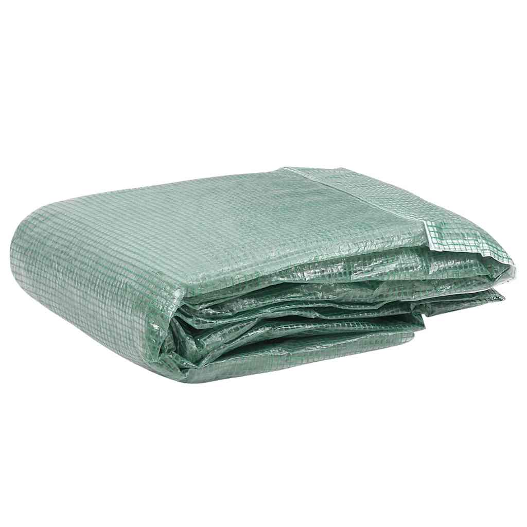 Greenhouse Replacement Cover (18 m?) 300x600x200 cm Green