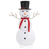 Decorative Christmas Snowman Figure LED Luxury Fabric 120cm - 45-Degree Angle