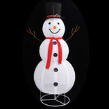 Decorative Christmas Snowman Figure LED Luxury Fabric 180cm - Top-Down View