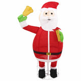 Decorative Christmas Santa Claus Figure LED Luxury Fabric 180 cm - 45-Degree Angle