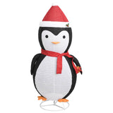 Decorative Christmas Snow Penguin Figure LED Luxury Fabric 180cm - Top-Down View