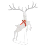 Flying Reindeer Christmas Decoration 120 LEDs White Cold White - 45-Degree Angle