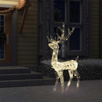 Acrylic Reindeer Christmas Decoration 140 LEDs 128 cm Warm White