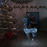 Acrylic Reindeer Christmas Decoration 140 LEDs 128 cm Cold White