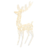 XXL Acrylic Christmas Reindeer 250 LED 180 cm Warm White - Front View