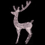 XXL Acrylic Christmas Reindeer 250 LED 180 cm Warm White - Top-Down View