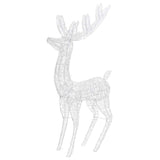 XXL Acrylic Christmas Reindeer 250 LED 180 cm Warm White - 45-Degree Angle