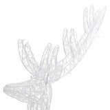 XXL Acrylic Christmas Reindeer 250 LED 180 cm Warm White - Rear View