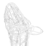 Acrylic Reindeer Family Christmas Decoration 160 LED Warm White - 45-Degree Angle