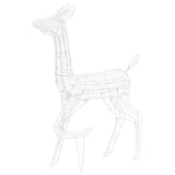 Acrylic Reindeer Family Christmas Decoration 300 LED Blue