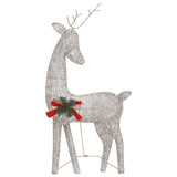 Christmas Reindeer Family 270x7x90 cm Gold Warm White Mesh - 45-Degree Angle