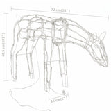 3 Piece Christmas Light Display Reindeers 229 LEDs - Extra Image