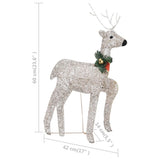 Reindeer & Sleigh Christmas Decoration 100 LEDs Outdoor Gold - Extra Image