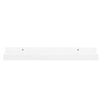 Wall Shelves 2 pcs High Gloss White 40x9x3 cm