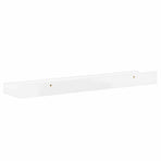 Wall Shelves 2 pcs High Gloss White 40x9x3 cm