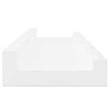 Wall Shelves 2 pcs High Gloss White 40x9x3 cm