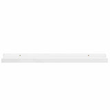 Wall Shelves 2 pcs High Gloss White 60x9x3 cm - 45-Degree Angle