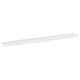 Wall Shelves 2 pcs High Gloss White 80x9x3 cm - 45-Degree Angle