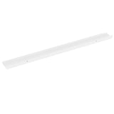 Wall Shelves 2 pcs High Gloss White 100x9x3 cm - Top-Down View