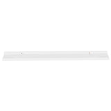 Wall Shelves 2 pcs White 100x9x3 cm - Top-Down View