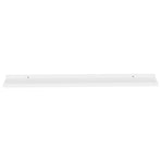 Wall Shelves 2 pcs White 115x9x3 cm
