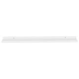 Wall Shelves 2 pcs White 115x9x3 cm - Rear View