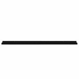 Wall Shelves 2 pcs Black 100x9x3 cm