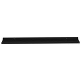 Wall Shelves 2 pcs Black 115x9x3 cm - Top-Down View