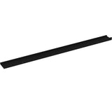 Wall Shelves 2 pcs Black 115x9x3 cm - Rear View