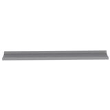 Wall Shelves 2 pcs Grey 100x9x3 cm - Rear View