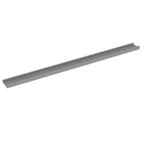 Wall Shelves 2 pcs Grey 115x9x3 cm - Top-Down View